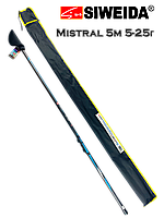 Удочка карбон IM9 Siweida Mistral 5м c/к 5-25гр (c кольцами болонское удилище телескоп)