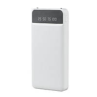 Power Bank для android\iPhone с дисплеем | 10000mAh | XO PR162 (белый)