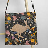 Сумка жіноча Taystra Заєць посеред квітів 30x29 см (TAI_23J044), фото 2