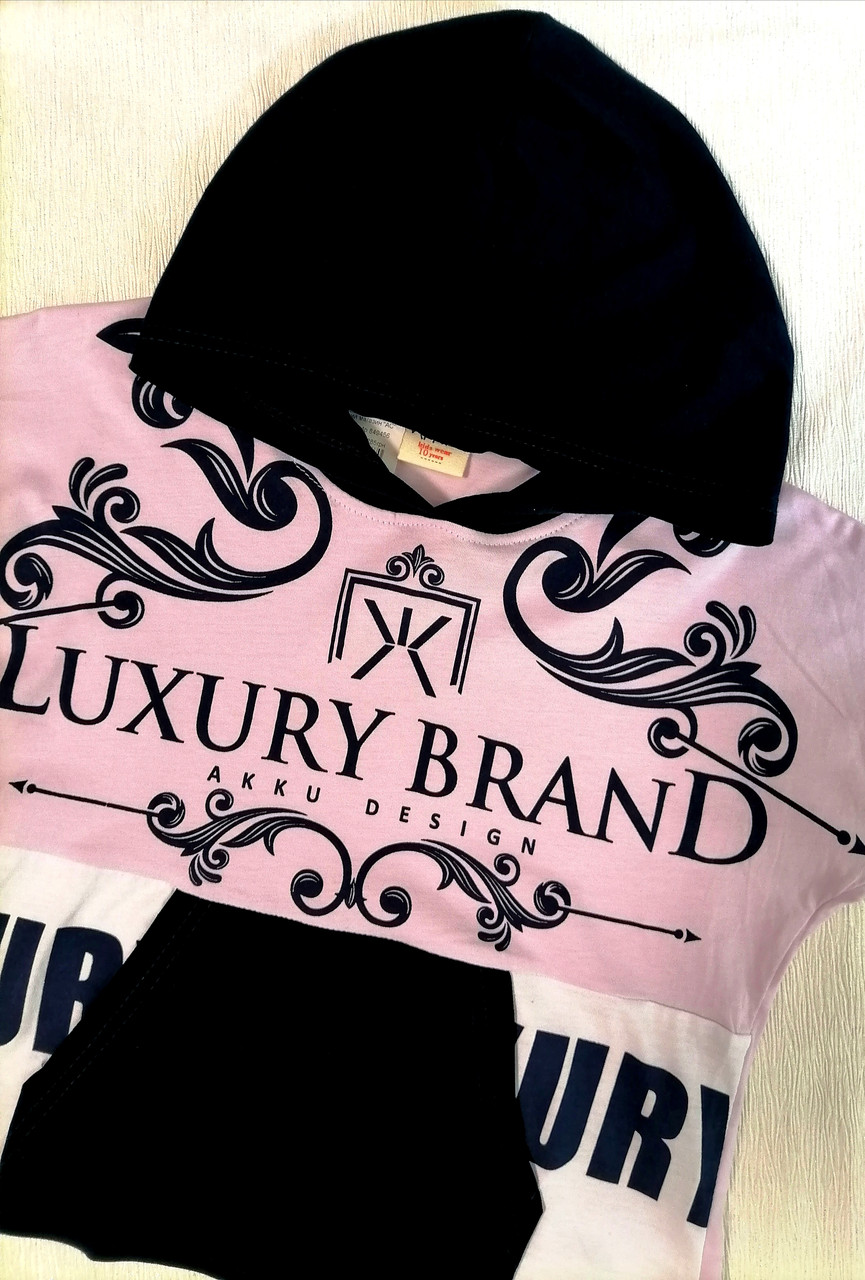 Футболка з капюшоном для дівчинки, зріст  152, 158 см., фото 1