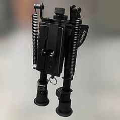 Стрілецькі сошки KONUS BIPOD, гумові насадки на ніжки, висота 15-22 см на планку Weaver/Picatinny