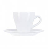 Кавова пара чашка 70 мл і блюдце 120 мм Lubiana Paula (1700,1771), фото 3