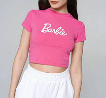 Жіночий літній топ з принтом Barbie