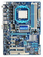 Плата AMD SAM2 AM3 GIGABYTE GA-MA770T-UD3 на DDR3 c 5 PCI-EXPRESS, Розуміє ВСІ до Phenom II X6 125W