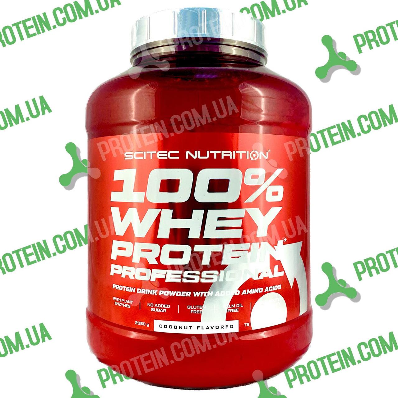 Протеїн Scitec Nutrition 100% Whey Protein Professional 2350 г Coconut Кокос