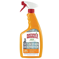 Спрей Nature's Miracle «Set-In Stain Destroyer. Oxy Formula» для удаления пятен и запахов от кошек, 709 мл