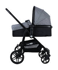 Коляска для дитини 3 в 1 FreeON Easy Light Grey