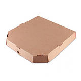 Коробка для піци з печаткою "Кухар" біла розмір 350х350х40 100 шт/уп., фото 5