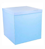 Коробка сюрприз, 70*70*70 см., цвет - голубой