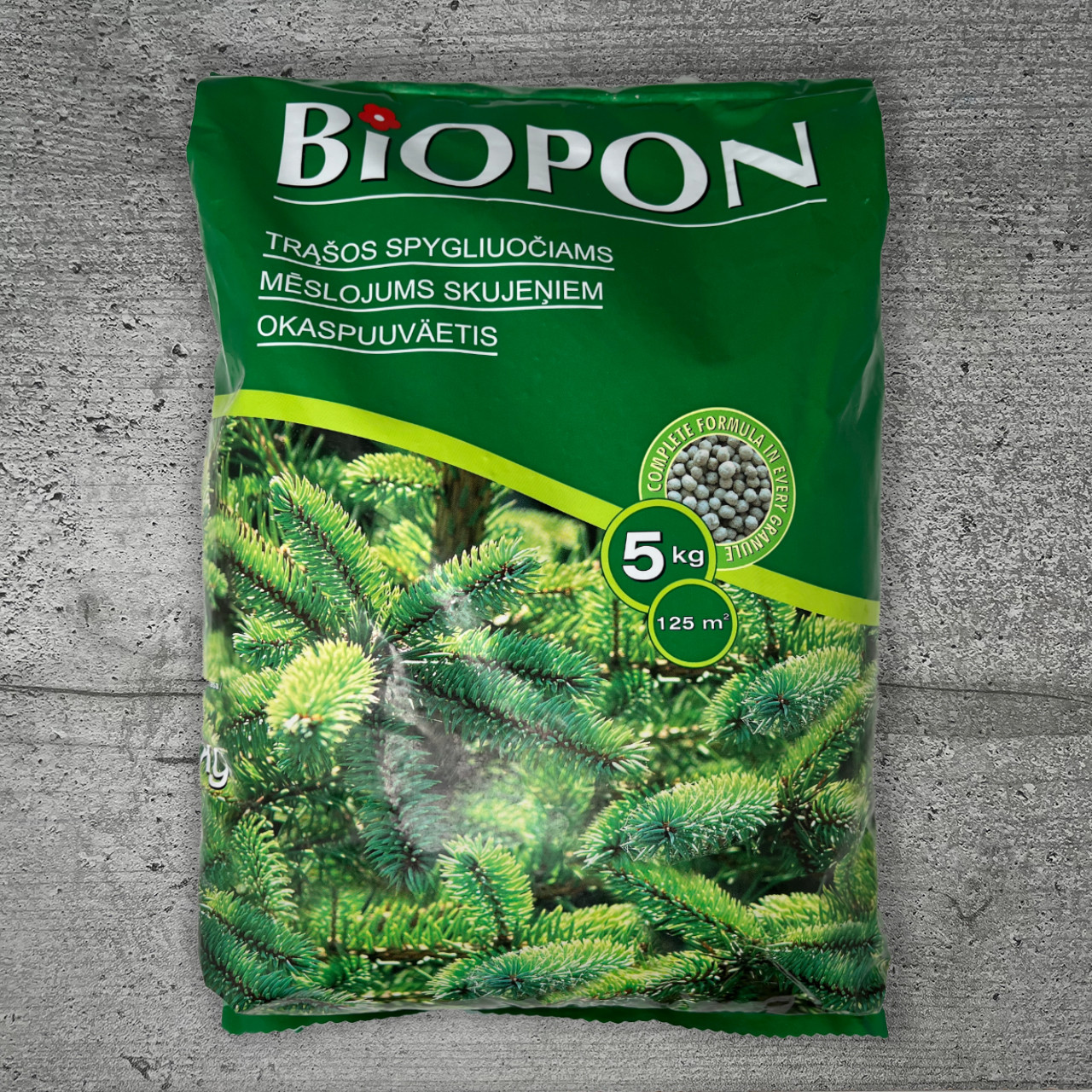Добриво Biopon для хвойних рослин гранули 5 кг
