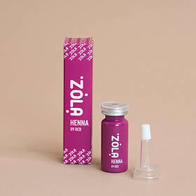 Професійна хна для брів Zola Henna 09 Red коректор, 10 грам