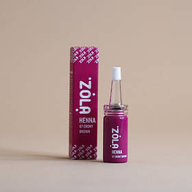Професійна хна для брів Zola Henna 07 Ebony Brown, 10 грам