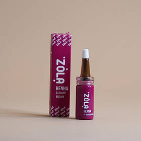 Професійна хна для брів Zola Henna 03 Taupe Brown, 10 грам