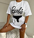 Жіноче плаття-футболка з принтом Barbie, Барбі., фото 5