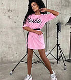 Жіноче плаття-футболка з принтом Barbie, Барбі., фото 2