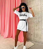 Жіноче плаття-футболка з принтом Barbie, Барбі., фото 4