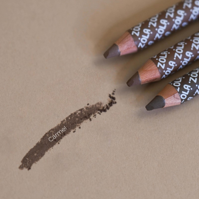 Олівець для брів пудровий Zola Powder Brow Pencil Caramel, фото 1