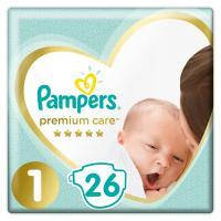 Подгузник Pampers Premium Care New Born Размер 1 (2-5 кг) 26 шт (8001841104614)