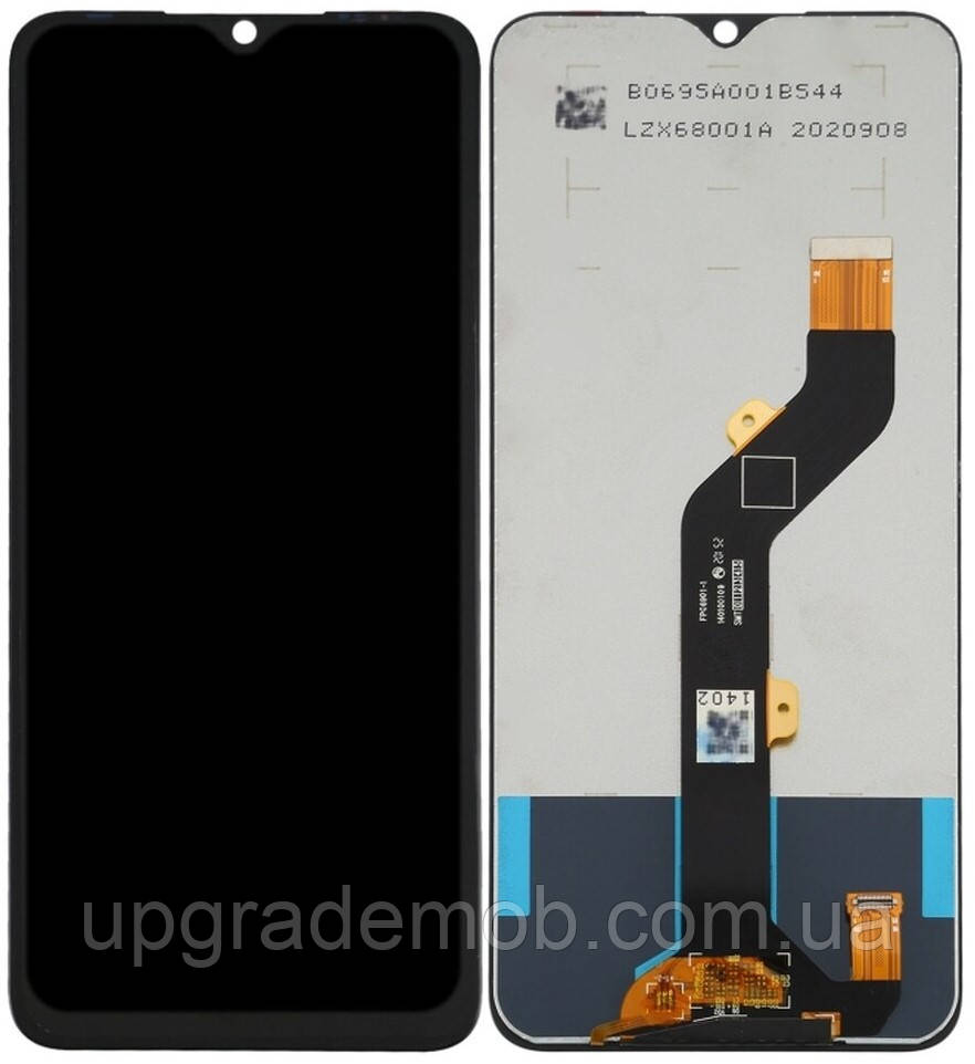Дисплей модуль тачскрин Tecno Spark Go 2022 KG5m чорний, фото 1