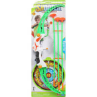 Дитячий лук зі стрілами на присосках Shooter Зелений