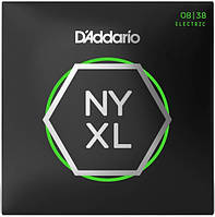 Струны для электрогитары D'Addario NYXL0838 EXTRA SUPER LIGHT (08-38)