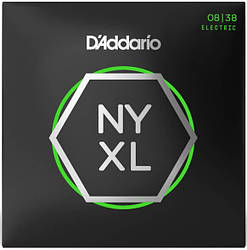 Струни для електрогітари D'Addario NYXL0838 EXTRA SUPER LIGHT (08-38)