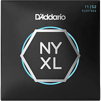 Струны для электрогитары D'Addario NYXL1152 MEDIUM TOP / HEAVY BOTTOM (11-52)