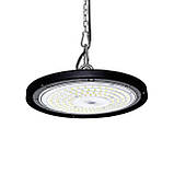LED світильник висотний ХайБей VIDEX 100W 5000K 12000Lm 220V чорний, фото 7