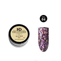 Гель лак Фиолетовый 04 HD Hollywood 8 ml