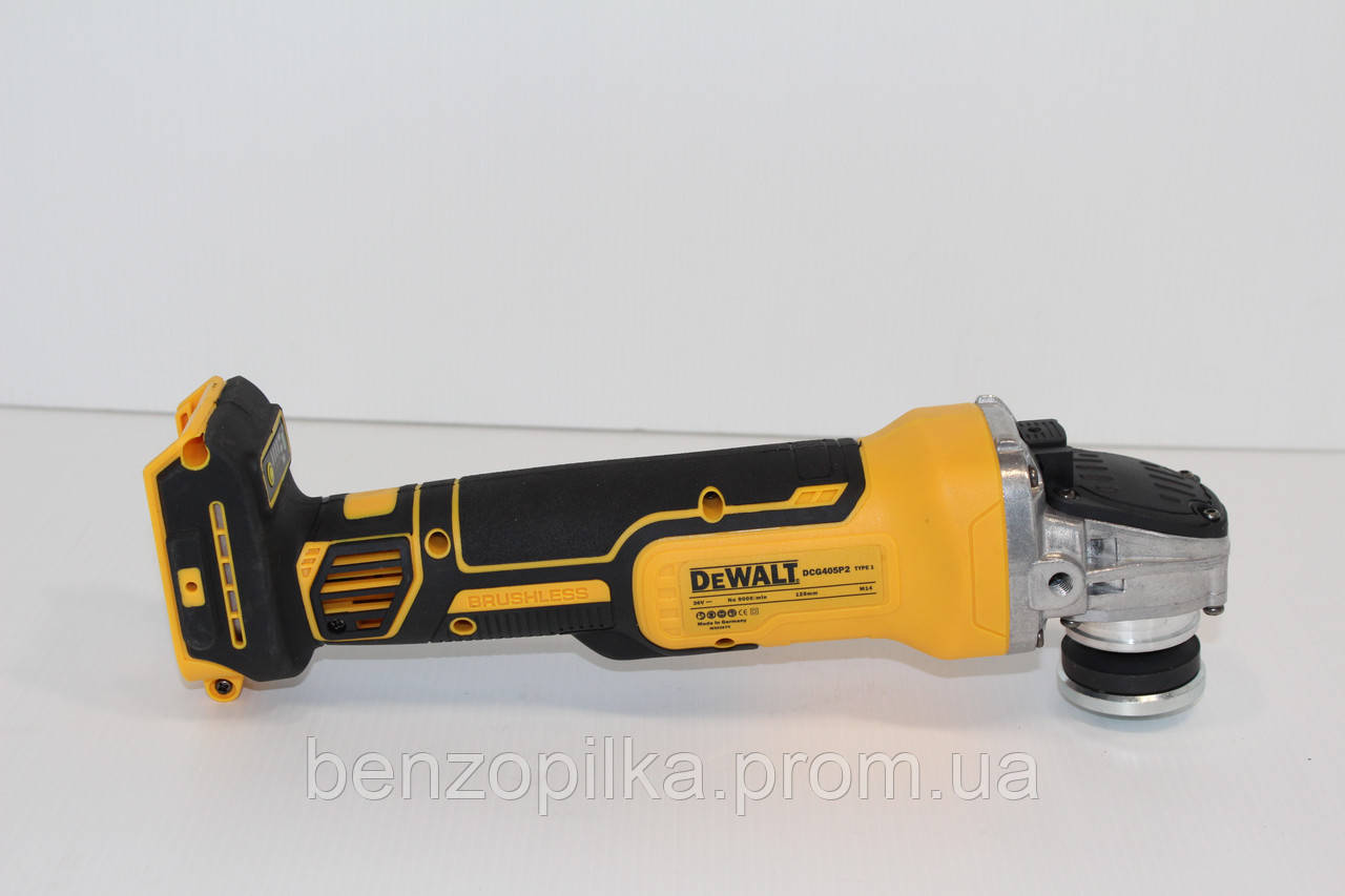 Аккумуляторная болгарка безщеточная Dewalt DCG405P2 - фото 8 - id-p1898263711