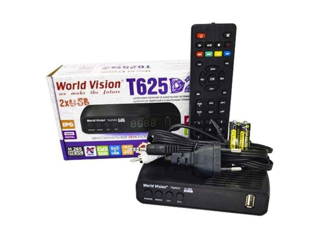 Тюнер Т2 T625D2IPTV ТМ World Vision BP