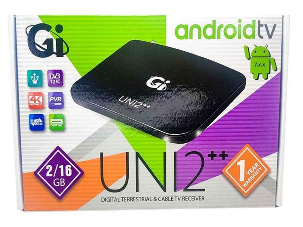 Тюнер Т2 AndroidTVТ2 тюнер UNI 216 TM. Gi ТМ GI BP