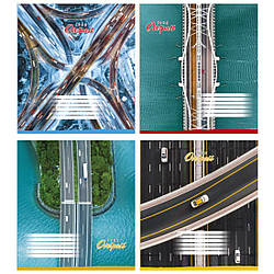 Зошит 96 арк. клітинка Поліграфіст "Естакада" 886