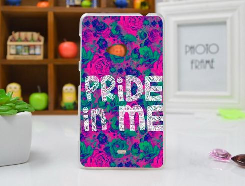 Чохол бампер для Nokia Lumia 625 з картинкою Pride in me