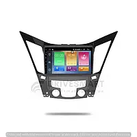 Штатная магнитола Carwales Hyundai Sonata 2010-2014 4/32Gb 8 ядер 9" QLED 4G Carplay GPS WiFi BT USB DSP Andro