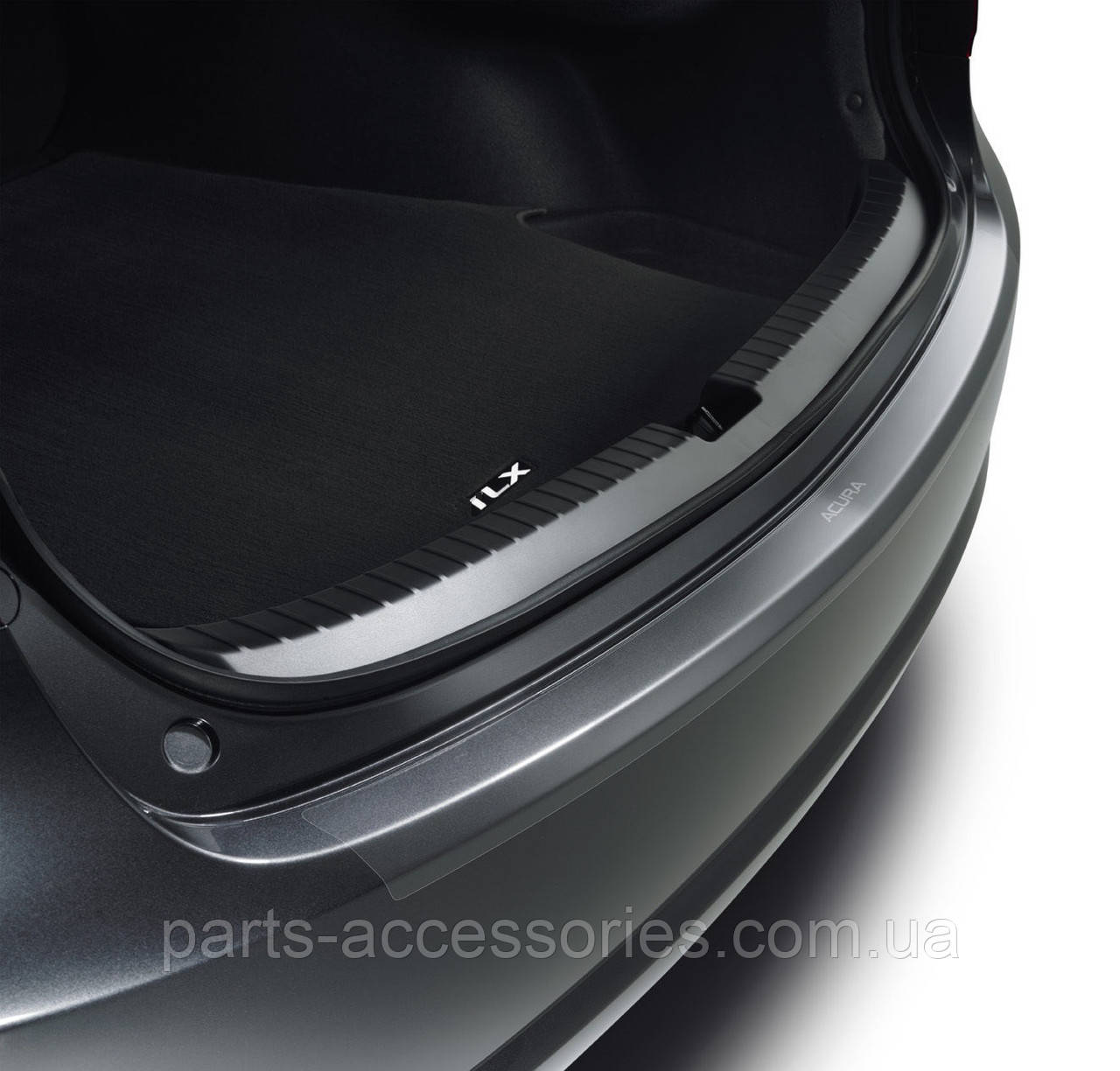 Acura ILX 2013-2015 Захисна наклейка накладка аплікація на задній бампер Нова Оригінал