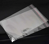 Пакеты полипропиленовые 100Х150 мм с клейкой лентой (25 мкм)