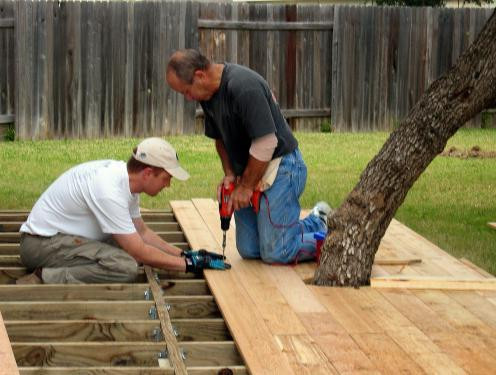 Вартість укладання терасної дошки