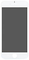 Стекло корпуса iPhone 6S Plus белое с рамкой с OCA-пленкой с поляризационной пленкой оригинал