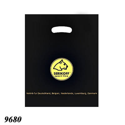 Пакет Serikoff Кіт Спортлайн чорний 35х45 см (50шт)