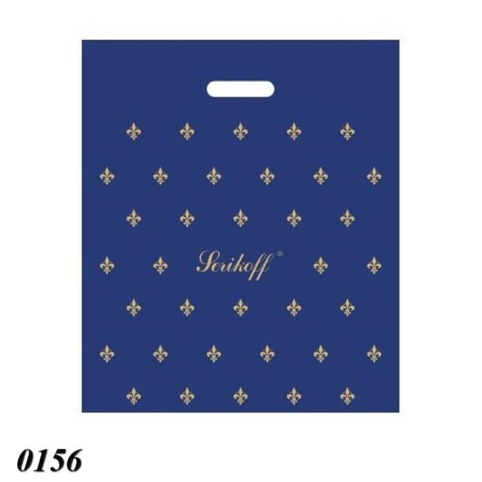 Пакет Serikoff Лілія Синій 40x47 см (25шт), фото 1