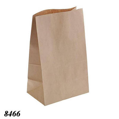 Крафтовий пакет коричневий 10х21х5 см 100 шт