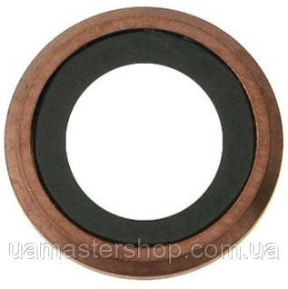 Скло камери iPhone 6S рожеве Rose Gold + кільце, фото 1