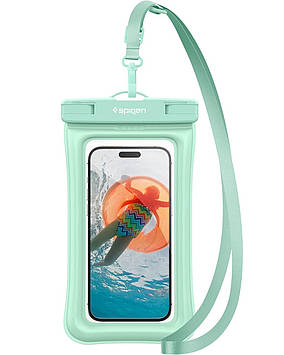 Водонепроникний чохол Spigen універсальний (1шт) Aqua Shield Waterproof А610, Mint (ACS06012)