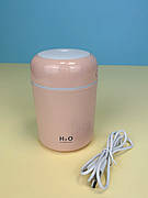Ультразвуковий зволожувач повітря з підсвічуванням "DQ-107" Colorful Humidifier 300 мл, рожевий