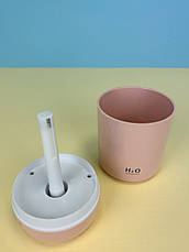 Ультразвуковий зволожувач повітря з підсвічуванням "DQ-107" Colorful Humidifier 300 мл, рожевий, фото 6