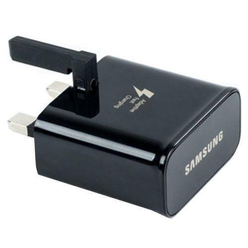 Оригінальний адаптер для швидкого заряджання Samsung EP-TA20UWE 2 A у Великобританії - білий/чорний, фото 1