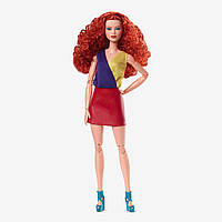 Коллекционная кукла Барби Рыжая с кудрявыми волосами Barbie Looks Doll with Curly Red Hair