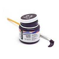 Акриловая краска глянцевая Черно-фиолетовая Brushme AP5064 50 мл от IMDI