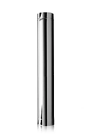 Труба дымоходная одностенная (Eco mono AISI 201) - длина 1 м, диаметр Ø120, толщина 1 мм